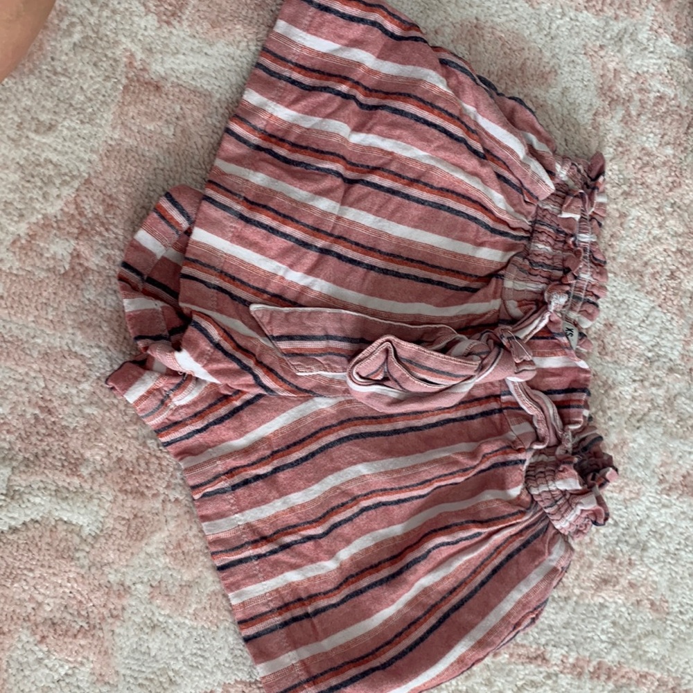 high rise Hollister romper shorts